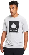 Koszulki męskie - t-shirt męski BURTON CLASSIC MOUNTAIN HIGH SS Gray Heather - miniaturka - grafika 1