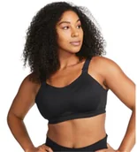 Biustonosze - Nike Df Alpha biustonosz sportowy, czarny/ciemny szary/Dk S L/A - miniaturka - grafika 1