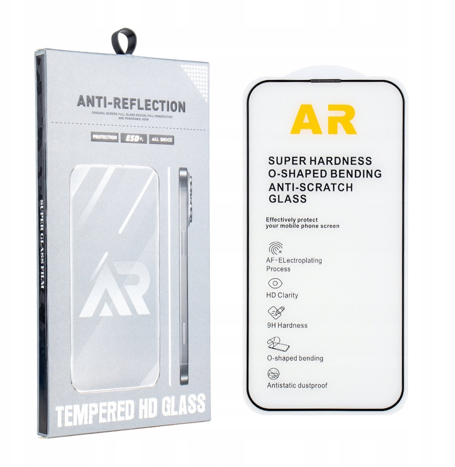 Szkło hartowane antyrefleksyjne do iPhone 15 Pro