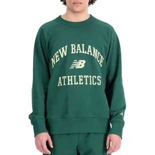 Bluza New Balance MT33550NWG - zielona - Bluzy męskie - miniaturka - grafika 1