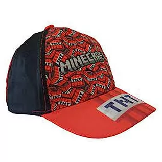 Czapki dla dzieci - SRV Hub Minecraft Red Kids Cotton Baseball Cap, czapka snapback dla chłopców i dziewcząt, regulowana i oddychająca konstrukcja, Ide - grafika 1