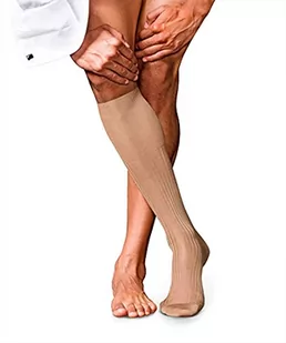 FALKE skarpety męskie nr 10 Pure Fil D'Ecosse beżowy brownie me 45-46 - Skarpetki męskie - miniaturka - grafika 1