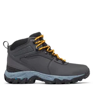 Buty trekkingowe męskie - Trekkingi Columbia Newton Ridge Wp Omni-Heat II 2056191 Szary - miniaturka - grafika 1
