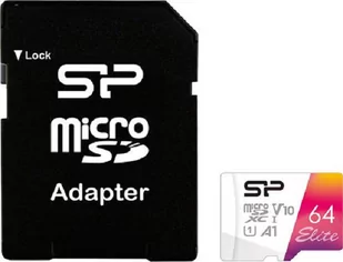 SILICON POWER 64 GB Adapter SP064GBSTXBV1V20SP - Karty pamięci - miniaturka - grafika 2