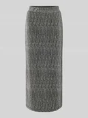 Spódnice - Spódnica midi z elastycznym pasem model ‘SILNA’ - miniaturka - grafika 1