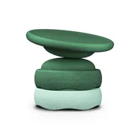 Skoczki dla dzieci - Stapelstein - Zestaw 2+1 krążków sensorycznych do zabaw ruchowych Greens Set - miniaturka - grafika 1