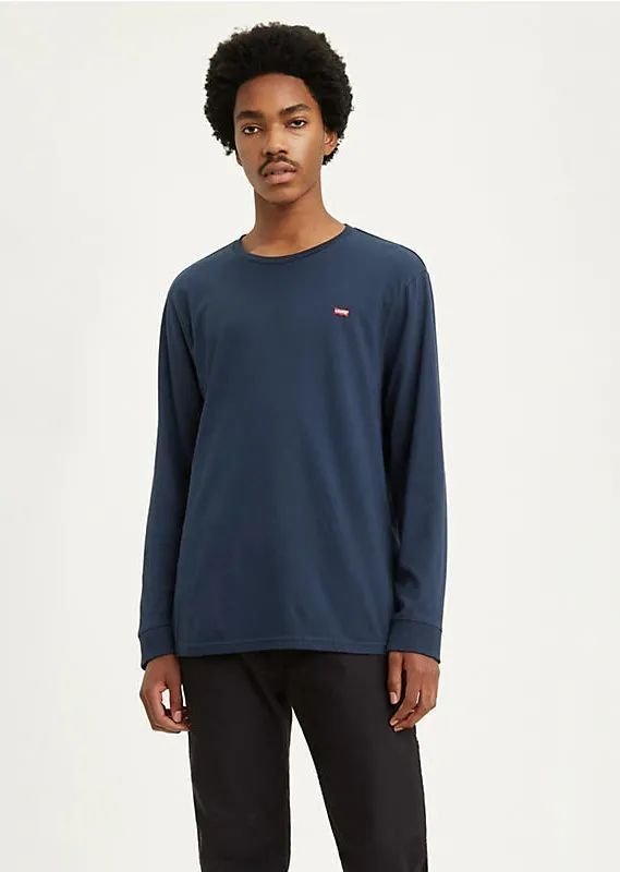 t-shirt uomo levis 72848 0001 hm tee ls navy blazer