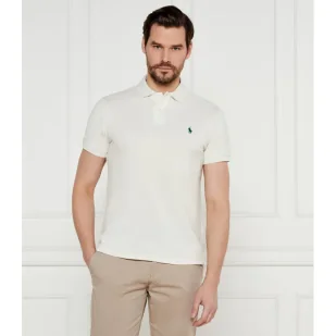 POLO RALPH LAUREN Polo Custom slim fit pique - Koszule męskie - miniaturka - grafika 1