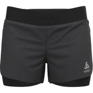 Spodnie sportowe damskie - Spodenki do biegania damskie Odlo 2-in-1 ZEROWEIGHT - miniaturka - grafika 1