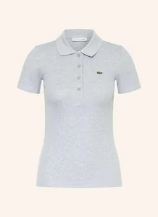Lacoste Koszulka Polo Z Dżerseju grau - LACOSTE - Koszulki i topy damskie - miniaturka - grafika 1