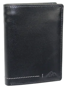 Portfel Męski Skórzany EL FORREST Skóra Bydlęca Duży Pionowy Bez Zapięcia Dwa Skrzydełka RFID GRANATOWY 896 301 13 x 10 x 3 [cm] - Portfele - miniaturka - grafika 8