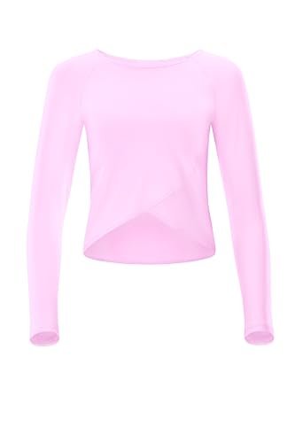 Winshape Functional Light and Soft Cropped Long Sleeve Top AET131LS z nakładaną aplikacją, ultra miękki styl, fitness, czas wolny, joga, pilates