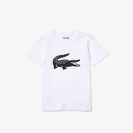 Koszulki dla chłopców - Lacoste dziecięcy T-shirt tenisowy z dżerseju technicznego z dużym logo krokodyla SPORT - miniaturka - grafika 1