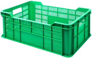 Skrzynka plastikowa na owoce i warzywa N-220 600x400x220 - Pojemniki i kosze gastronomiczne - miniaturka - grafika 1