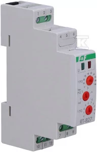 Regulator temperaturyw zakresie od 0 do 99st.C, I=16A, 1moduł - Sterowniki i przekaźniki - miniaturka - grafika 1