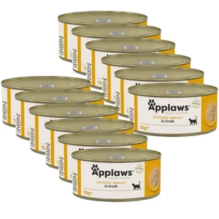 Applaws Cat Kurczak i Ser 12x156g PUSZKA - Mokra karma dla kotów - miniaturka - grafika 1