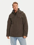 Kurtki męskie - Wrangler Kurtka zimowa 112358096 Brązowy Regular Fit - miniaturka - grafika 1