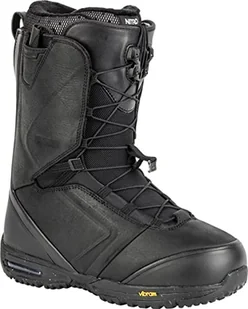 Nitro Męskie deski snowboardowe EL Mejor TLS '23 All Mountain Freeride Freestyle Highend Premium system szybkiego sznurowania Boot Snowboardboot, czarne, MP 31,0 // EU 46 2/3 // US 13 - Buty snowboardowe - miniaturka - grafika 1