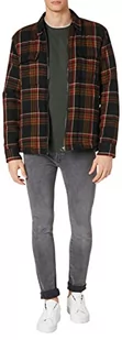 Cortefiel Jersey Neck Box Sweter męski, Zielony, L - Swetry męskie - miniaturka - grafika 1