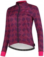 Kurtki damskie - Damska Kurtka Rowerowa  Rogelli Blossom Winterjacket | Purple/Pink - Rozmiar S - miniaturka - grafika 1