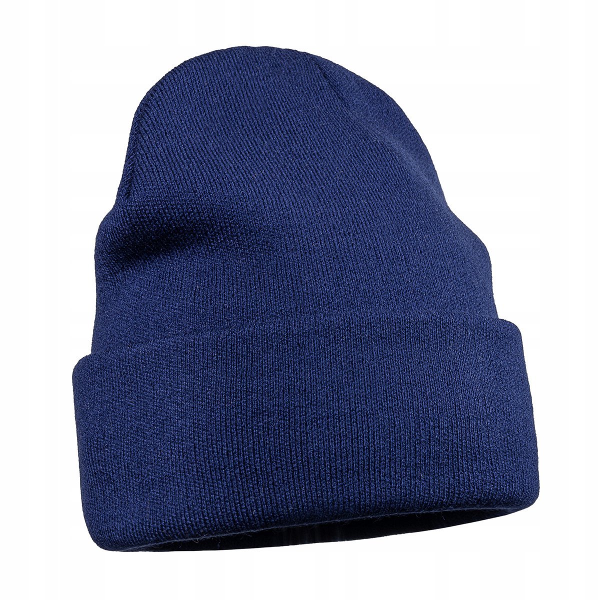 Ciepła Klasyczna Wywijana Czapka Zimowa Na Zimę Unisex Podwójna Chabrowa