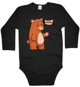 Body dla niemowląt - Body dziecięce Hejka Witający Się Miś Niedźwiedź Dzień Misia 98/104 - miniaturka - grafika 1
