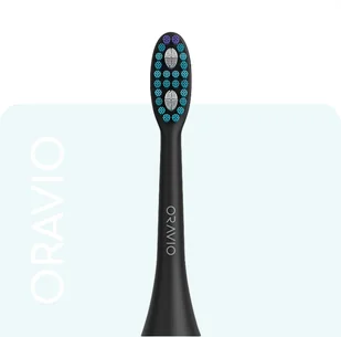 Daily Black - końcówki do szczoteczki ORAVIO Raven - Końcówki do szczoteczek elektrycznych - miniaturka - grafika 1