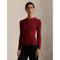 Swetry damskie - POLO RALPH LAUREN Sweter JULIANNA Slim Fit - miniaturka - grafika 1