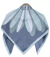 Apaszki i szaliki damskie - Chusta apaszka elegancka z ogromnym kwiatem - miniaturka - grafika 1