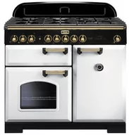 Kuchenki gazowo-elektryczne - Falcon Classic Deluxe 100 Biały mosiądz - miniaturka - grafika 1