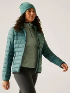 Kurtki damskie - Regatta Kurtka pikowana "Marizion" w kolorze zielonym - miniaturka - grafika 1