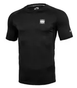Koszulki sportowe męskie - Rashguard termoaktywny Pit Bull Performance Pro Plus Small Logo - Czarny RATY 0% | PayPo | GRATIS WYSYŁKA | ZWROT DO 100 DNI - miniaturka - grafika 1