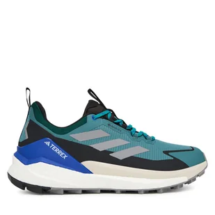 Trekkingi adidas Terrex Free Hiker 2.0 Low Gore-Tex JQ9908 Zielony - Buty trekkingowe męskie - miniaturka - grafika 1