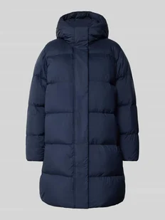Płaszcz puchowy o kroju regular fit z kapturem - Płaszcze damskie - miniaturka - grafika 1