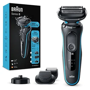 Braun Series 5 51-B1820s Golarka foliowa Czarny, Niebieski - Akcesoria i części do maszynek do golenia - miniaturka - grafika 1