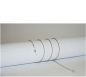 Akcesoria do okularów - Łańcuszek do okularów przeciwsłonecznych złoto-fioletowy - miniaturka - grafika 1