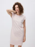 Moda i Uroda OUTLET - Reserved - Koszula nocna z nadrukiem - pastelowy róż - miniaturka - grafika 1