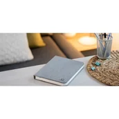 Noże stołowe - Szara lampa stołowa LED w kształcie książki Gingko Booklight - miniaturka - grafika 1