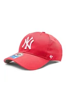 Czapki dla dzieci - 47 Brand Czapka z daszkiem MLB New York Yankees Raised Basic '47 MVP B-RAC17CTP-BE Różowy - miniaturka - grafika 1
