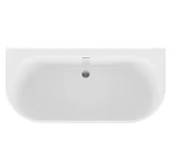 Wanny - Polimat Sola Wanna wolnostojąca przyścienna 160x75 cm granatowa 00513 - odbiór osobisty: Kraków, Warszawa - miniaturka - grafika 1