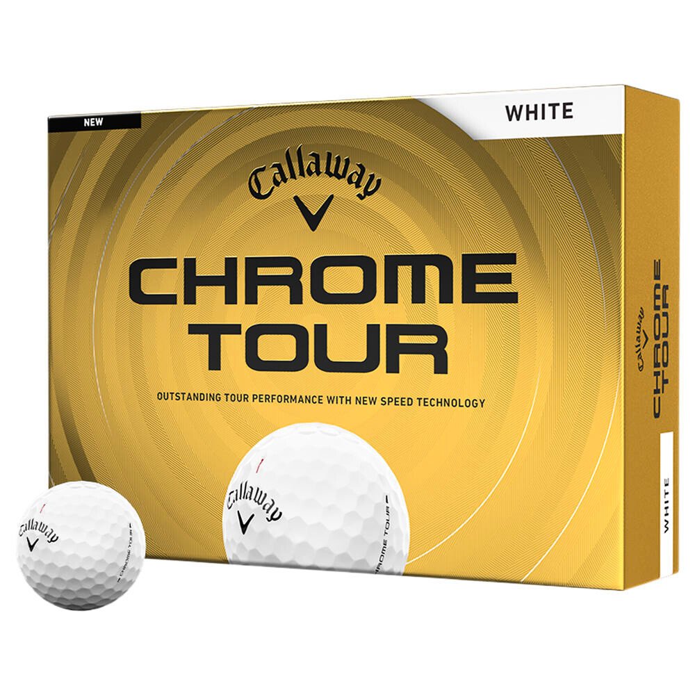 Piłki golfowe Callaway Chrome Tour 26 White Basic