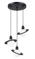 Lampy stojące - Czarna potrójna lampa wisząca nad stół - 3X A605 Kavo - miniaturka - grafika 1