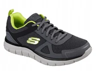 Buty sportowe męskie - Męskie buty sportowe Skechers treningowe 41,5 szary - miniaturka - grafika 1