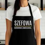 Fartuchy i rękawice kuchenne - Fartuch dla szefowej - miniaturka - grafika 1