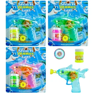 Pistolet na bańki rekin Mix - zabawka - Bańki mydlane - miniaturka - grafika 1