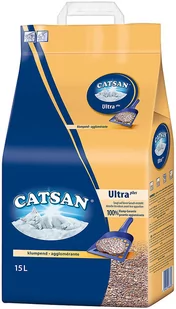 Catsan Ultra żwirek zbrylający się - 15 l - Żwirek dla kotów - miniaturka - grafika 1