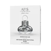 Serum do twarzy - Apis Advanced Skin Care, przeciwzmarszczkowy neuro-rytuał V-LIFT na noc z masażerem, 50 ml - miniaturka - grafika 1