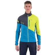Koszulki męskie - KARPOS 2531009-099 Val V. F.-Z Polar Długa Koszulka Męska Niebieski Jewel/Black/Sulphur Rozmiar XXL - miniaturka - grafika 1