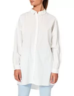 Bluzki damskie - Vero Moda Damska bluzka Vmbina L/S Oversize Ga Noos, Śnieżnobiały, XS - miniaturka - grafika 1