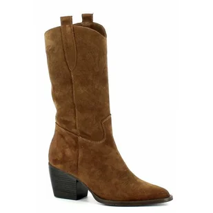 Kozaki damskie zamszowe CARINII - Carinii - Kozaki damskie - miniaturka - grafika 1